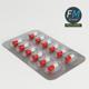 Capsules in blister pack - 3DOcean Item for Sale