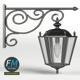 Cast iron wall lamp - 3DOcean Item for Sale