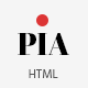 PIA - A Unique Portfolio Template - ThemeForest Item for Sale