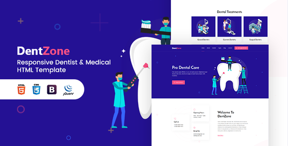 Dentzone | Dentist & Medical HTML5 Template