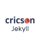Cricson - Multipurpose Jekyll Blog Theme - ThemeForest Item for Sale