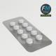 Circular pills in blister pack - 3DOcean Item for Sale