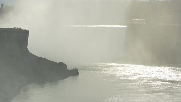 Mist over the river