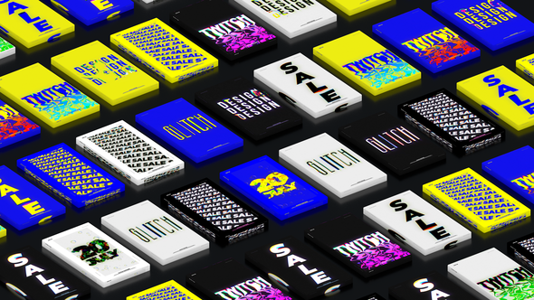 Wavy Glitch Posters alt