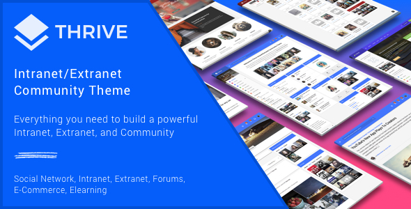 Thrive - Intranet / Extranet / Community WordPress Theme