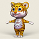 Cartoon Tiger - 3DOcean Item for Sale