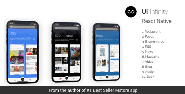 UI Infinity - React Native UI template from the best products