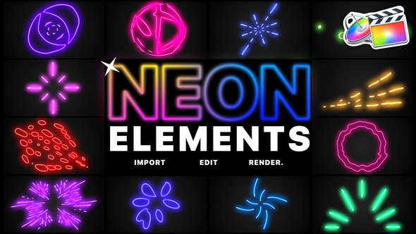 Neon Elements | FCPX alt