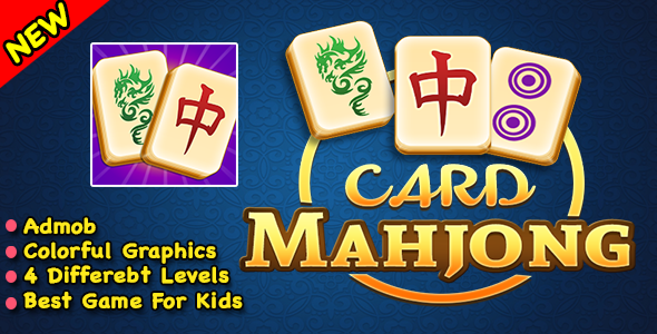 Card Mahjong + Best Puzzle Game + Ready For Publish + Android Studio