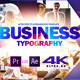 Favorite Business Typography 2.0 - VideoHive Item for Sale