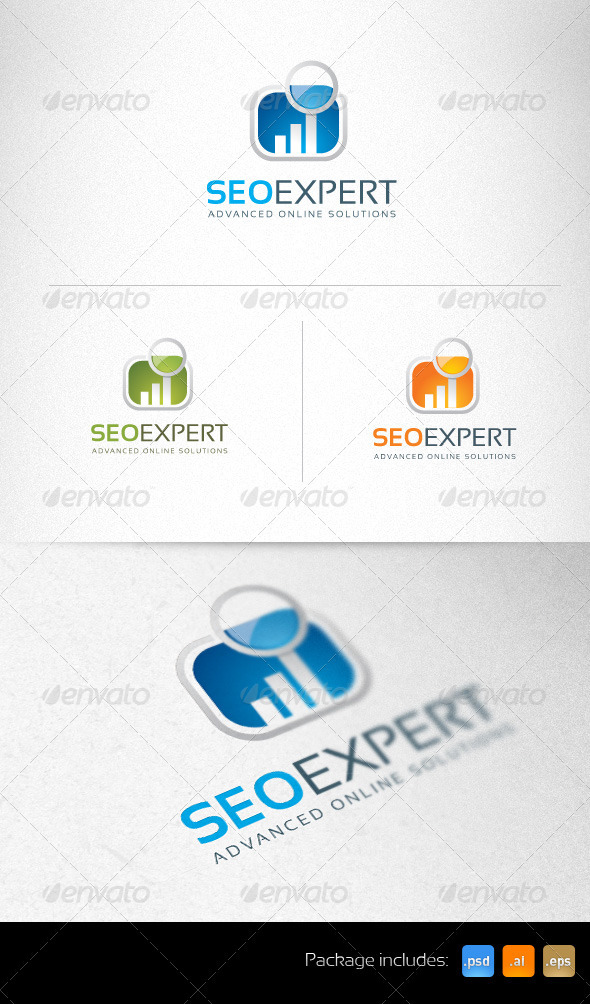 Seo Expert Creative Logo Template