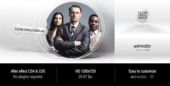 Clean Circle Display alt