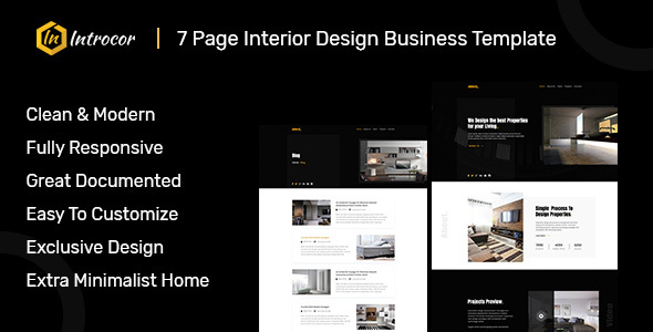 Introcor - Responsive HTML Template