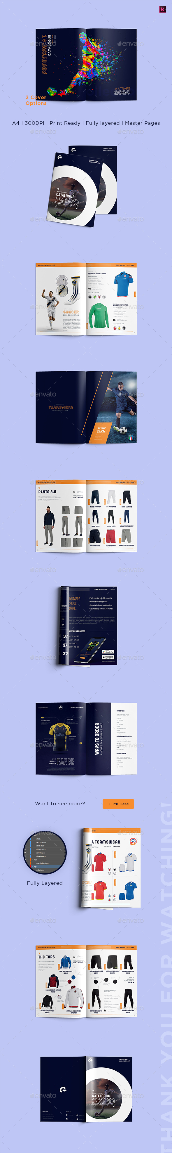 Sportswear Catalog Template