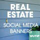 10 Social Media Banners-Real Estate - GraphicRiver Item for Sale