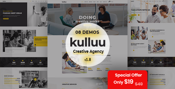Kulluu - Creative Agency WordPress Theme