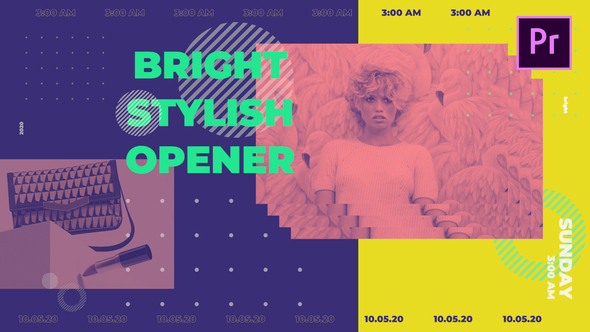 Bright Stylish Opener for Premiere Pro