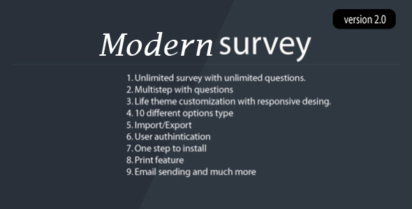 Modern Survey