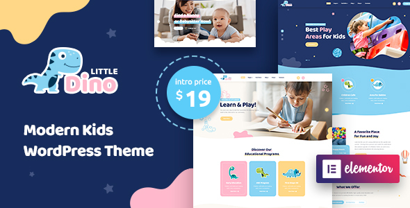 Littledino - Modern Kids WordPress Theme