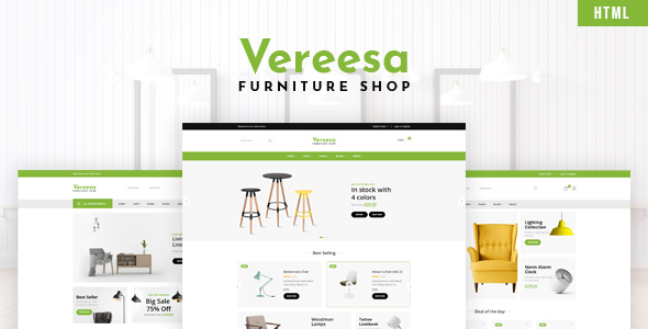 Vereesa - Furniture Shop HTML Template
