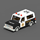 Voxel Police SUV - 3DOcean Item for Sale