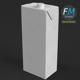 Drink carton with screw top - 3DOcean Item for Sale
