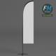 Feather flag - 3DOcean Item for Sale