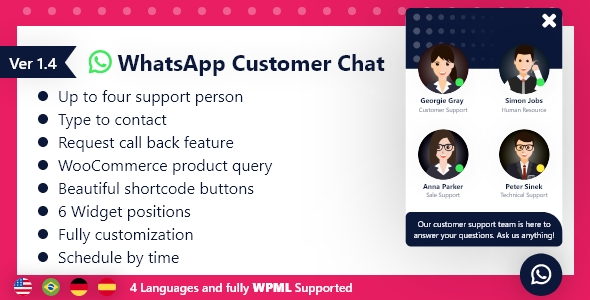 WhatsApp Customer Chat