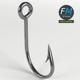 Fish hook - 3DOcean Item for Sale