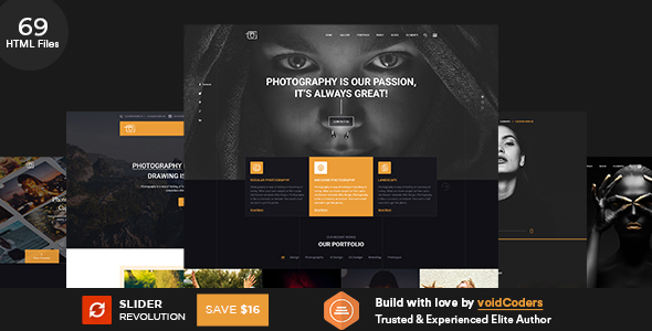 Potolia - Multipurpose Photography HTML Template