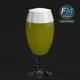 Glass with beer 5 - 3DOcean Item for Sale