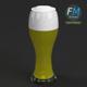 Glass with beer 6 - 3DOcean Item for Sale