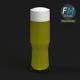 Glass with beer 8 - 3DOcean Item for Sale