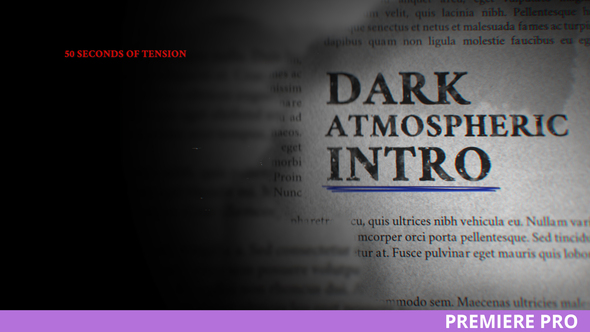 Taku / Dark Atmospheric Intro for Premiere