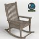 Old rocking chair - 3DOcean Item for Sale