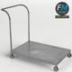 Platform trolley cart 1 - 3DOcean Item for Sale