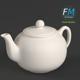 Porcelain teapot 1 - 3DOcean Item for Sale