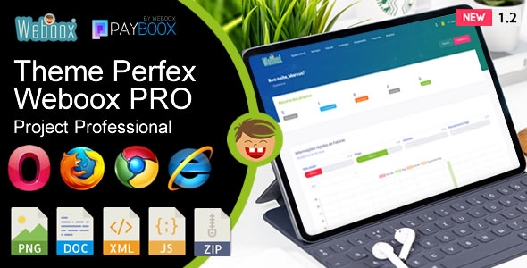 Weboox PRO theme for Perfex CRM