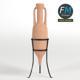 Roman amphora on stand 1 - 3DOcean Item for Sale