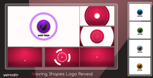 Moving Shapes Logo Reveal