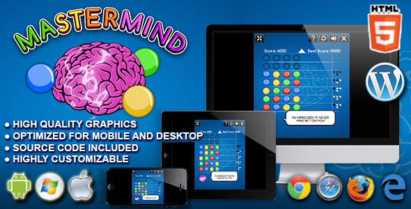 Mastermind - gra logiczna HTML5