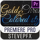 Gold Chrome Colored Steel Titles - VideoHive Item for Sale