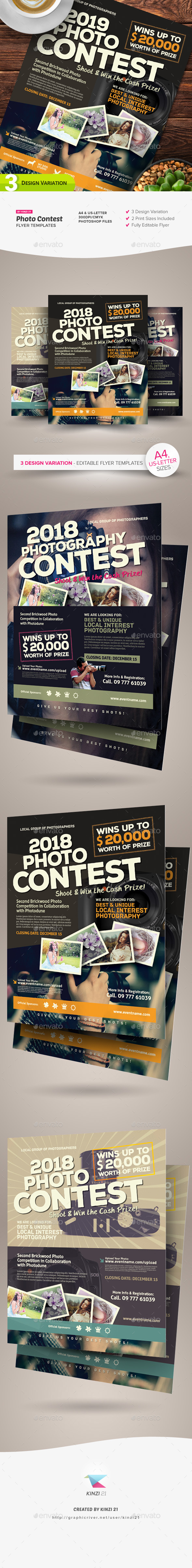 Photo Contest Flyer Templates