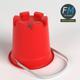 Sand tower bucket - 3DOcean Item for Sale