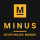 Minus Menu - CodeCanyon Item for Sale