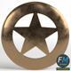 Sheriff round badge - 3DOcean Item for Sale