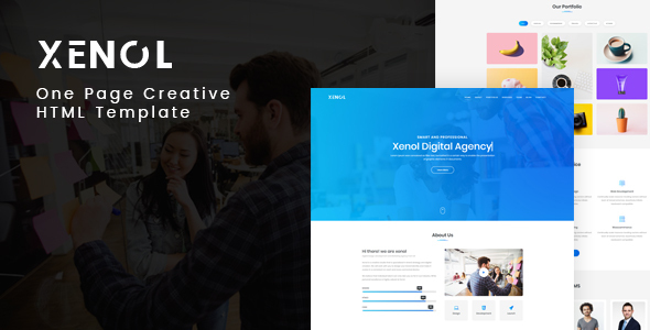 Xenol - One Page HTML Template