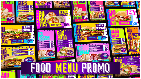 Food Menu Restaurant Promotion alt