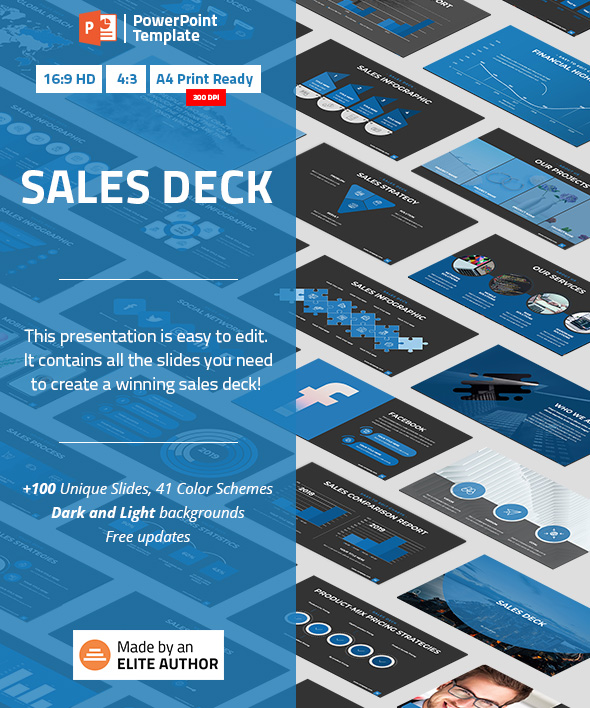 Sales Deck PowerPoint Template