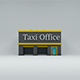 Low Poly Taxi Office - 3DOcean Item for Sale